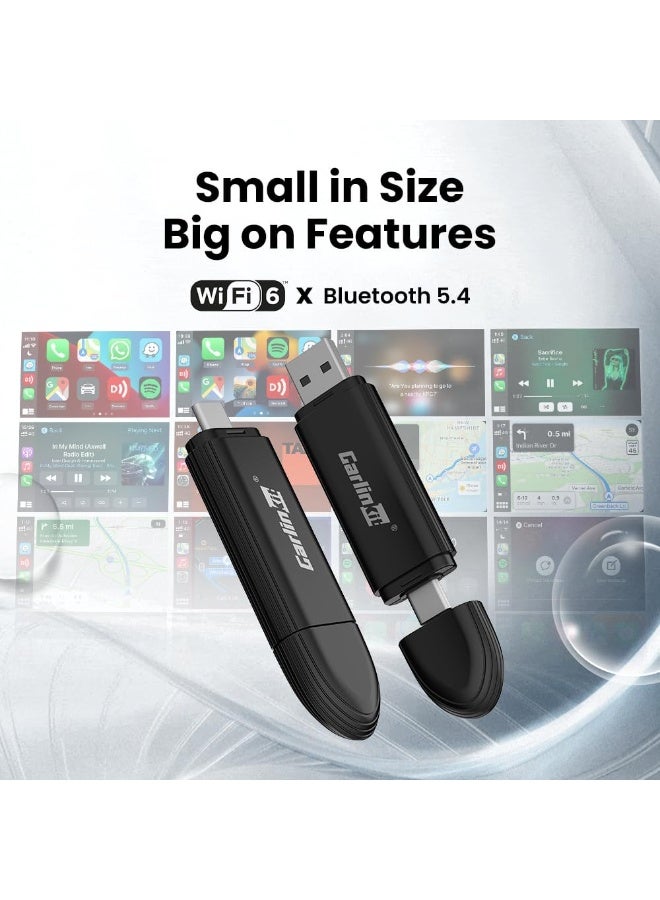 Carlinkit MINI SE Upgraded Wireless CarPlay Adapter - Ultra-Compact Dongle - Fast & Stable Connection - Supports Siri Voice Control - For Factory Wired CarPlay Cars (2015-Now) - Image 4